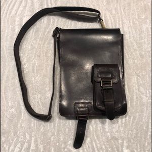 heavy duty leather messenger bag
